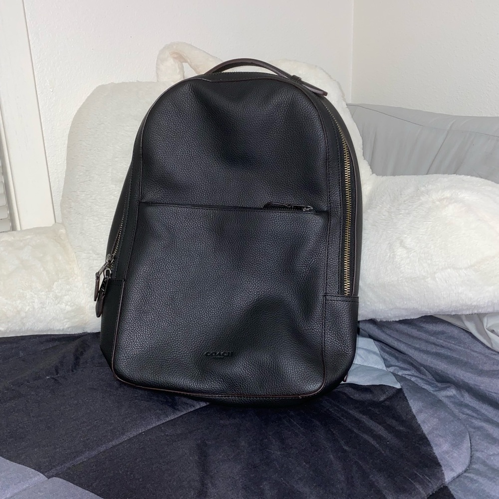 NWOT BLACK UNISEX COACH BACKPACK